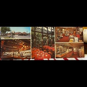 Huntington Sheraton Hotel Pasadena CA Under the Stars on The Deck Postcard